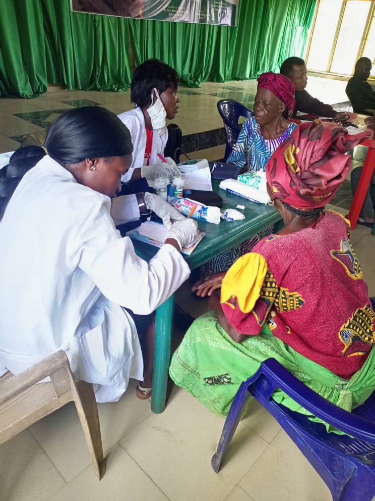 Menstrual kit distribution